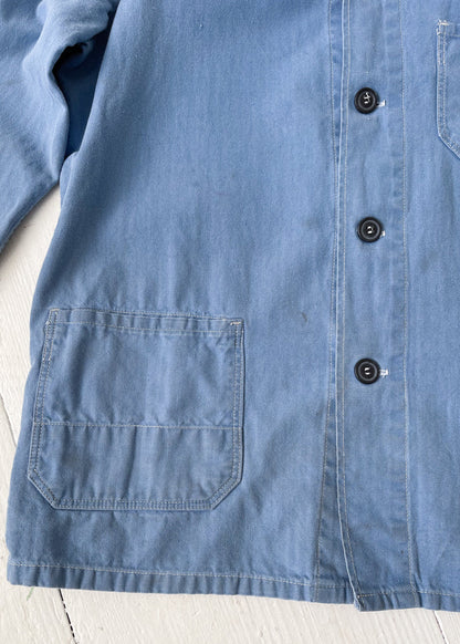 Vintage European Light Blue Workwear Jacket