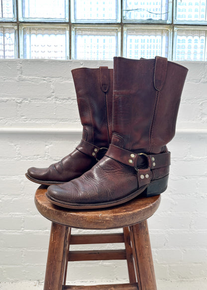 Vintage 1960s Harness Boots