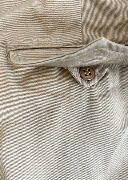 Vintage 1950s Khaki Military Shorts